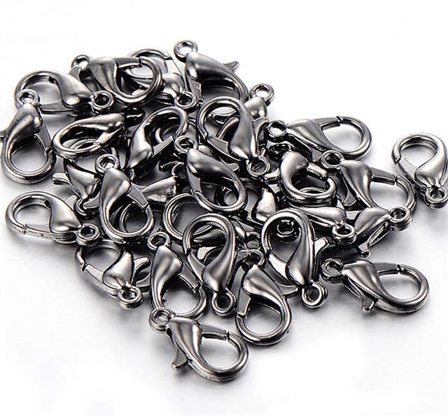 Silver clasps for jewellery on sale making