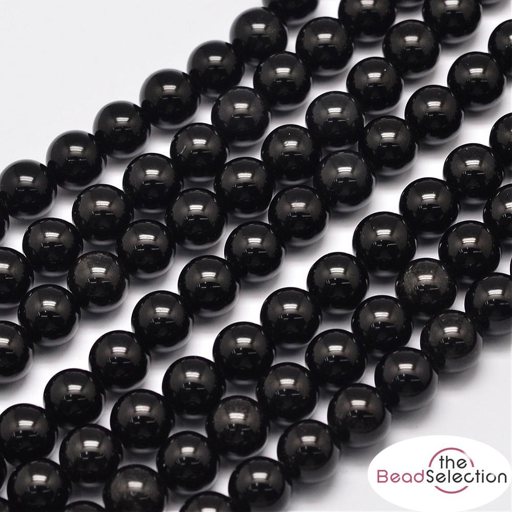 Obsidian beads deals