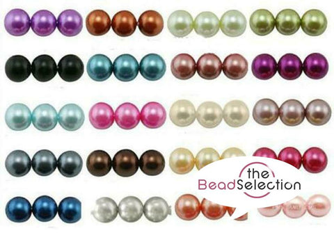 GLASS PEARL BEADS ROUND 10mm
