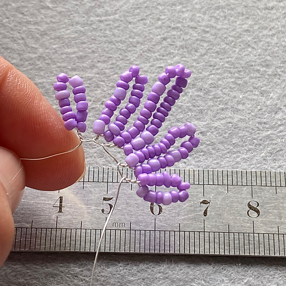 Anemone Flower Craft Kit. French Beading kit, Beaded Flower Kit (TBG-ANE)