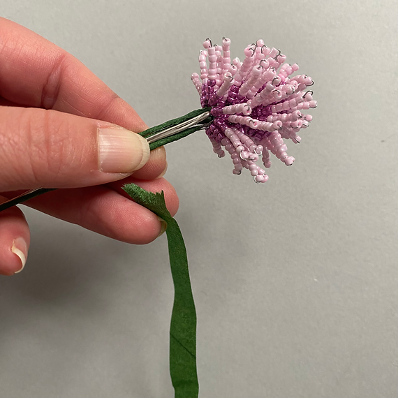 Beaded Flower Kit Clover Flower Craft Kit. French Beading kit. (TBG-CLO)