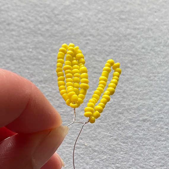 Sunflower Craft Kit. French Beading kit, Beaded Flower Kit (TBG-SF)