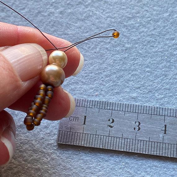 Butterflies Pink/Purple Craft Kit, French Beading, Beaded flower kit (TBG-BUT1)