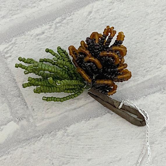 Pinecone Craft Kit. French Beading kit, Beaded Flower Kit (TBG-PCN)