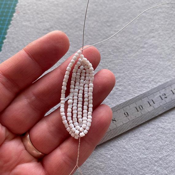 Lily Flower Craft Kit. French Beading kit, Beaded Flower Kit (TBG-LIL)