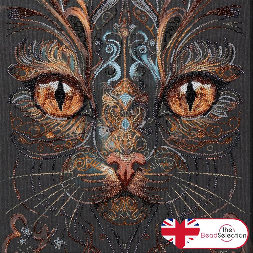 THE CATS GAZE ABRIS ART BEAD EMBROIDERY KIT ( AB-900)