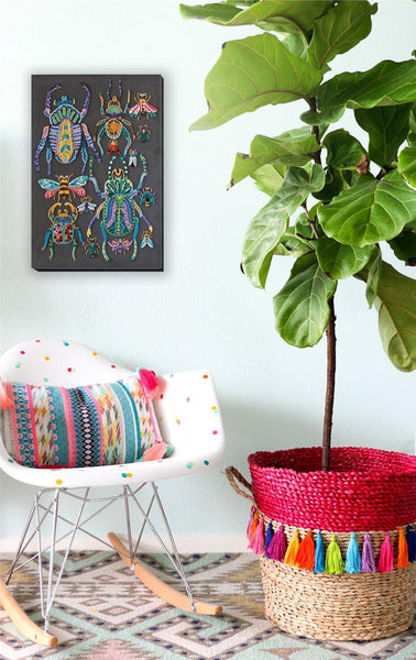 BEETLES, ABRIS ART BEAD EMBROIDERY KIT large AB-730