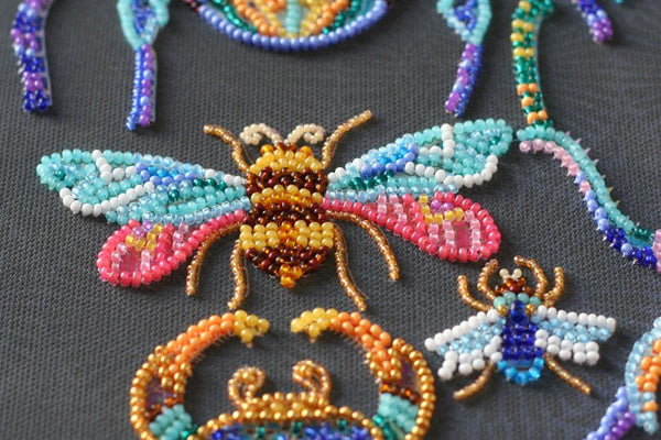 BEETLES, ABRIS ART BEAD EMBROIDERY KIT large AB-730