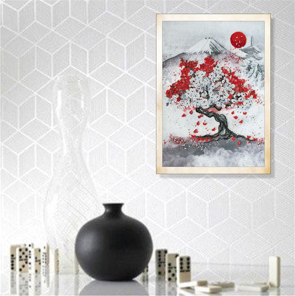 HANAMI, ABRIS ART BEAD EMBROIDERY KIT large AB-796