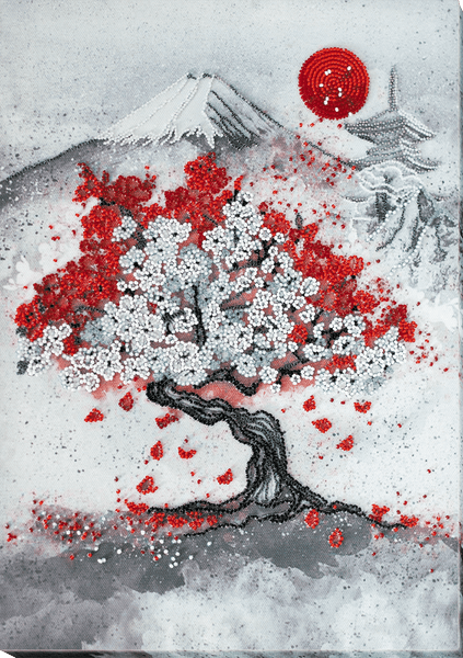 HANAMI, ABRIS ART BEAD EMBROIDERY KIT large AB-796