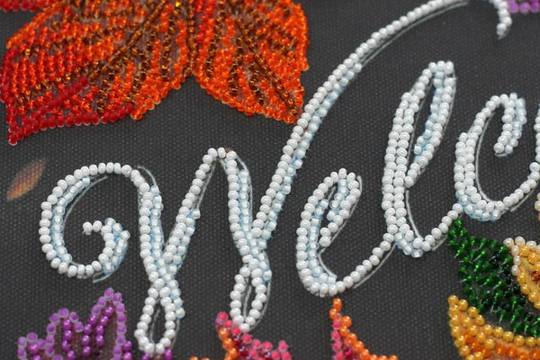 WELCOMING AUTUMN, ABRIS ART BEAD EMBROIDERY KIT large AB-836