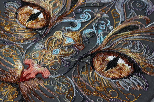 THE CATS GAZE ABRIS ART BEAD EMBROIDERY KIT ( AB-900)