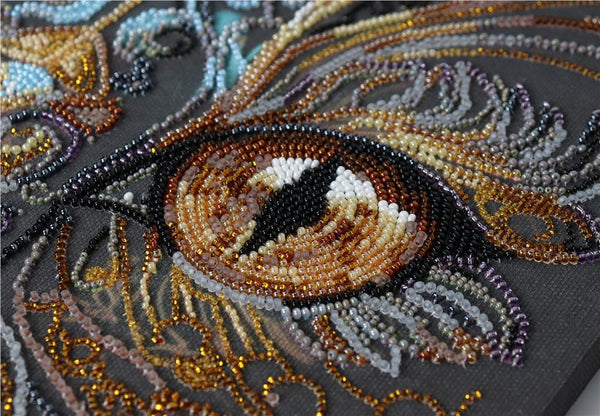 THE CATS GAZE ABRIS ART BEAD EMBROIDERY KIT ( AB-900)