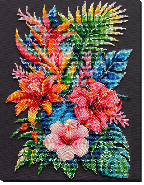 PARADISE DELIGHT, ABRIS ART BEAD EMBROIDERY KIT large AB-935