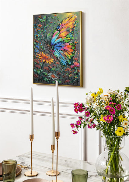 COLORS OF SUMMER BUTTERFLY ABRIS ART BEAD EMBROIDERY KIT ( AB-947)