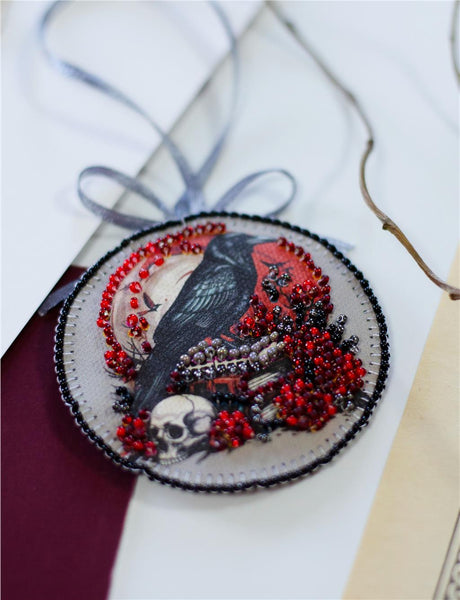 IMMORTALIZED BEAUTY ABRIS ART BEAD EMBROIDERY KIT HALLOWEEN DECORATION (ABT038)