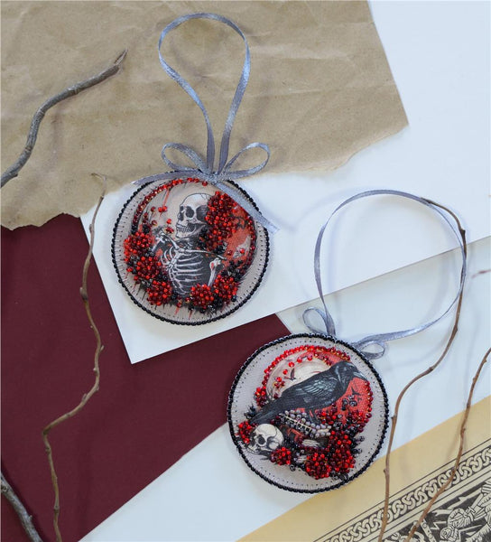 IMMORTALIZED BEAUTY ABRIS ART BEAD EMBROIDERY KIT HALLOWEEN DECORATION (ABT038)