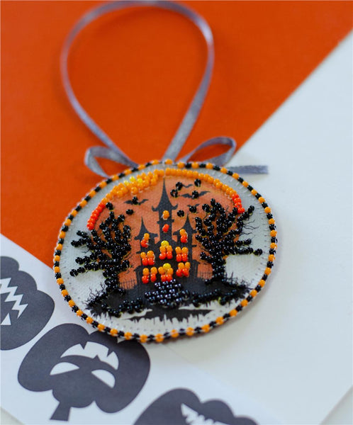 Holiday Halloween ABRIS ART BEAD EMBROIDERY KIT HALLOWEEN DECORATION (ABT039)