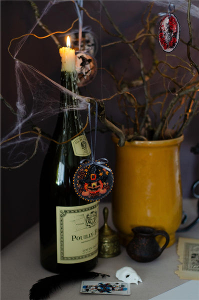 Holiday Halloween ABRIS ART BEAD EMBROIDERY KIT HALLOWEEN DECORATION (ABT039)