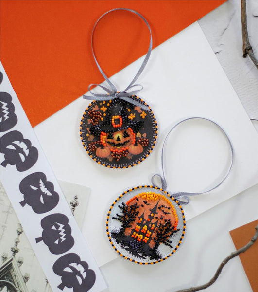 Holiday Halloween ABRIS ART BEAD EMBROIDERY KIT HALLOWEEN DECORATION (ABT039)