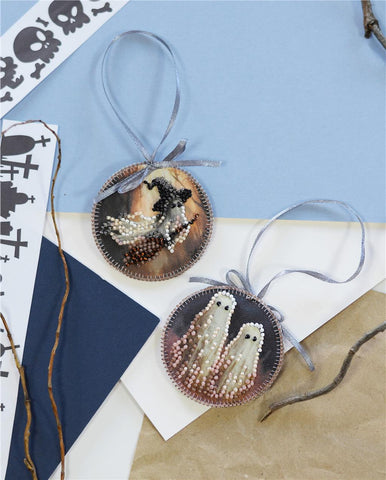 "Boo!" ABRIS ART BEAD EMBROIDERY KIT HALLOWEEN DECORATION (ABT042)