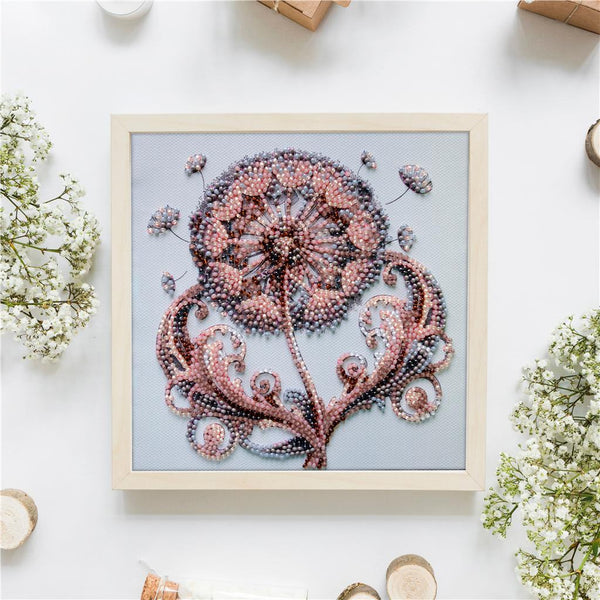 WEIGHTLESS TENDERNESS ABRIS ART BEAD EMBROIDERY KIT 15cm x 15cm ( AM-258)