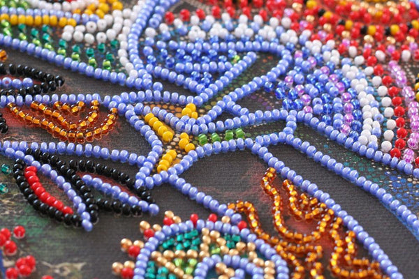 CHAMELEON ABRIS ART BEAD EMBROIDERY KIT 20cm x 20cm ( AMB-034)