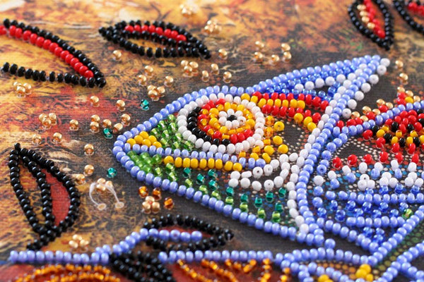 CHAMELEON ABRIS ART BEAD EMBROIDERY KIT 20cm x 20cm ( AMB-034)