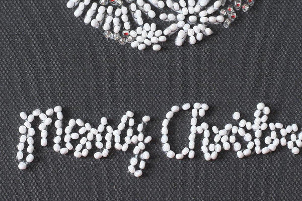 CHRISTMAS BAUBLES LACE BALLS ABRIS ART BEAD EMBROIDERY KIT MIDI ( AMB-077 )