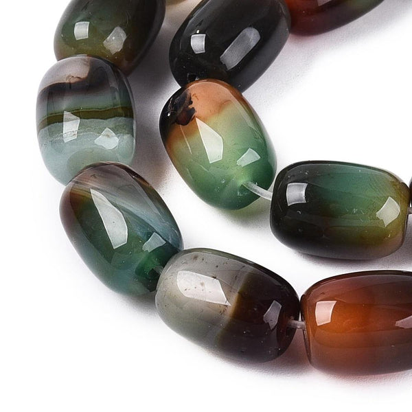 8 Natural Large CARNELIAN Gemstone Oval Beads 20mm x 12mm Jewellery Making GS224