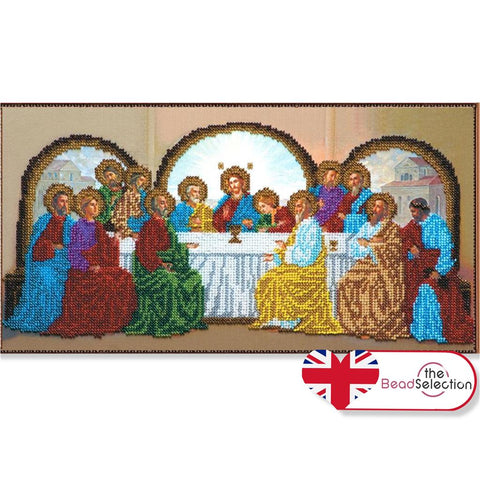 THE LAST SUPPER ABRIS ART BEAD EMBROIDERY KIT large 38cm x 20cm ( AB-109)