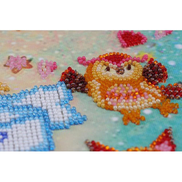 BABY BIRTH METRICS ABRIS ART BEAD EMBROIDERY KIT large 40cm x 30cm ( AB-590 )