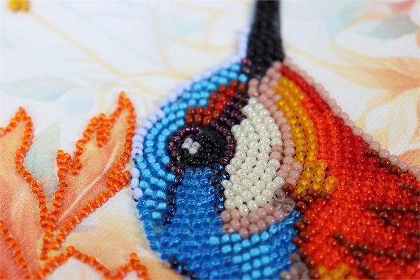 COLORFUL FLAP OF A WING ABRIS ART BEAD EMBROIDERY KIT Larg  35cm x 25cm (AB-901)