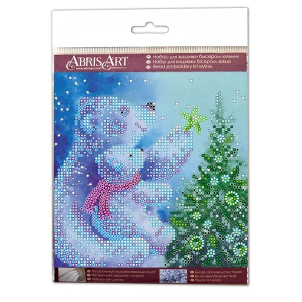 UMKER POLAR BEADS ABRIS ART BEAD EMBROIDERY KIT MIDI 15cm x 15cm ( AM-175 )