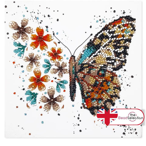 TIGRE WINGS BUTTERFLY ABRIS ART TIGERWING  BEAD EMBROIDERY KIT ( AM-239)