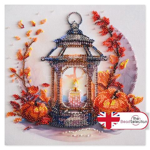 HALLOWEEN AUTUMN LIGHT LANTERN ABRIS ART BEAD EMBROIDERY KIT ( AMB-109)