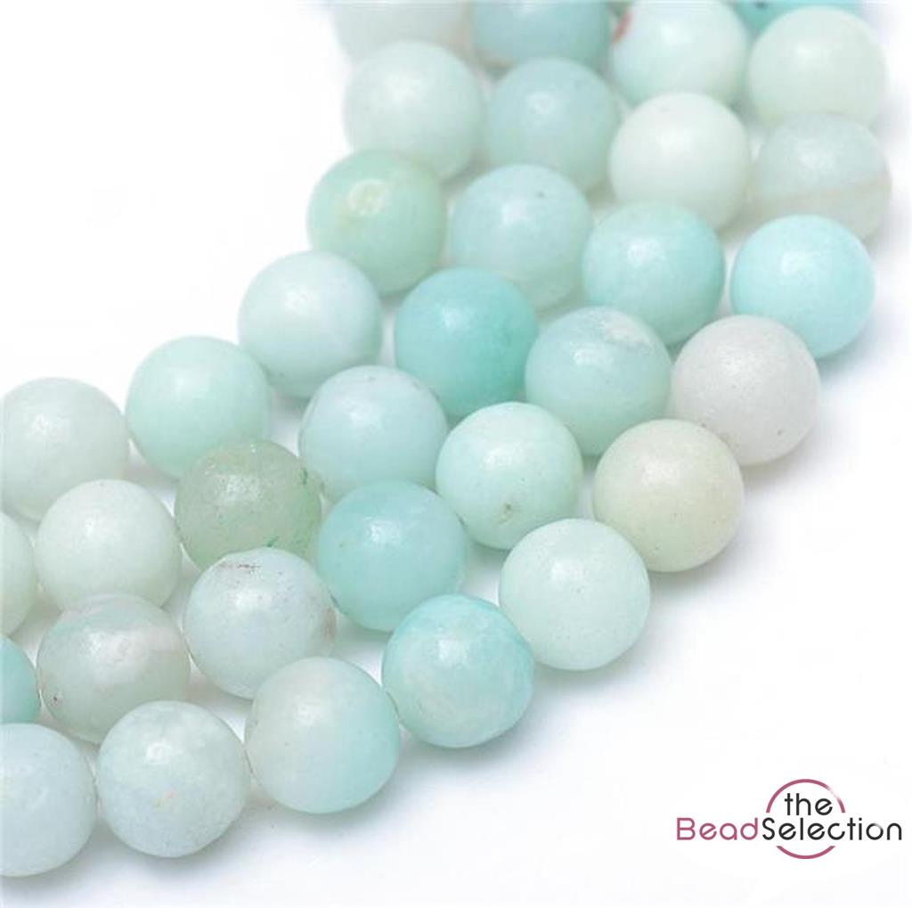 PREMIUM QUALITY AMAZONITE ROUND GEMSTONE BEADS 4mm 1 STRING GS200