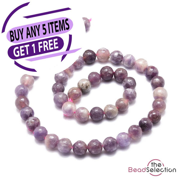 CHERRY BLOSSOM TOURMALINE ROUND GEMSTONE BEADS 8mm 25 Beads GS172