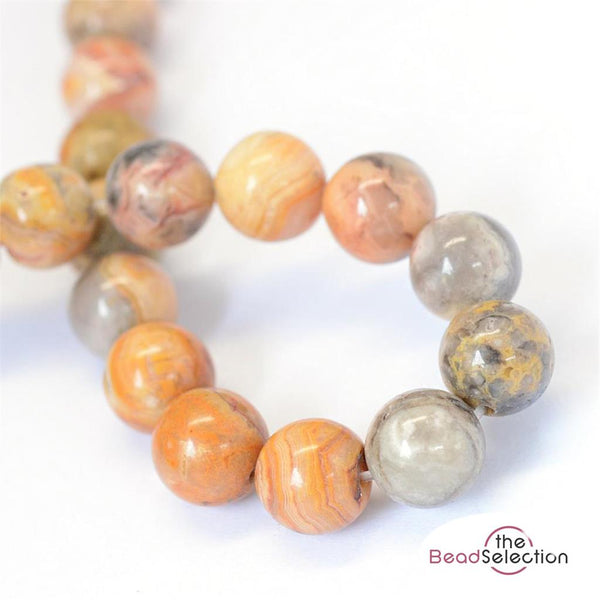 CRAZY AGATE ROUND GEMSTONE BEADS 4mm 1 strand jewellery making GS197