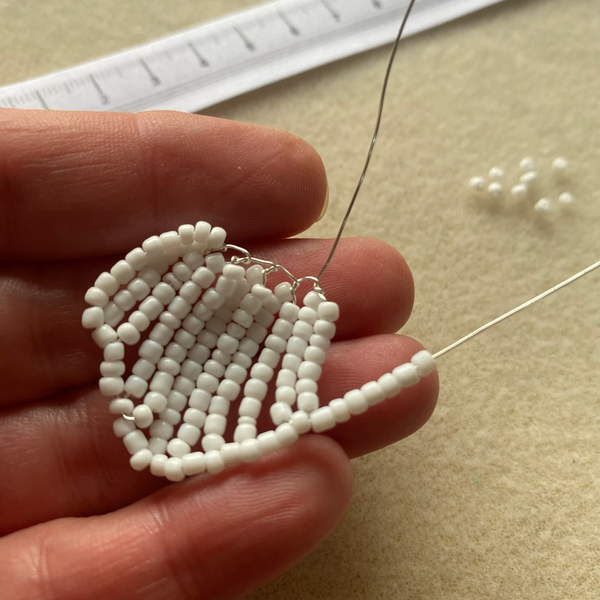 Beaded Flower Kit Winters Kiss Wreath Craft Kit. French Beading kit (TBG-AWKW)