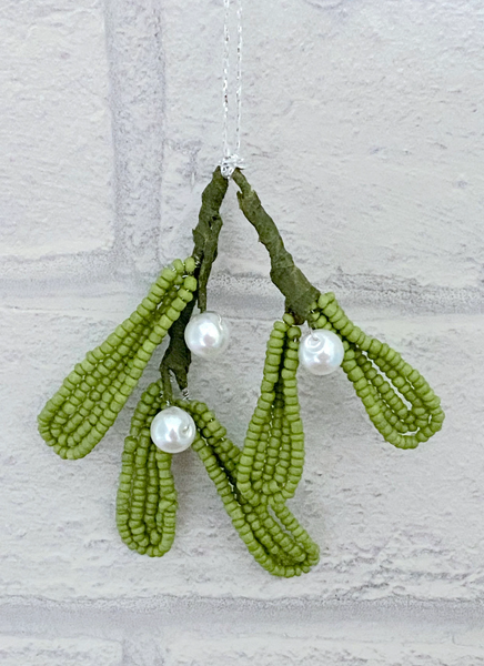 Beaded Flower Kit Mistletoe Flower Craft Kit. French Beading kit. (TBG-MT)