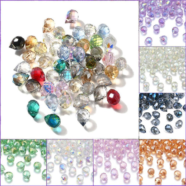 50g 6mm Glass Seed Bugle Beads Silver Lined COLOUR CHOICE Jewellery making