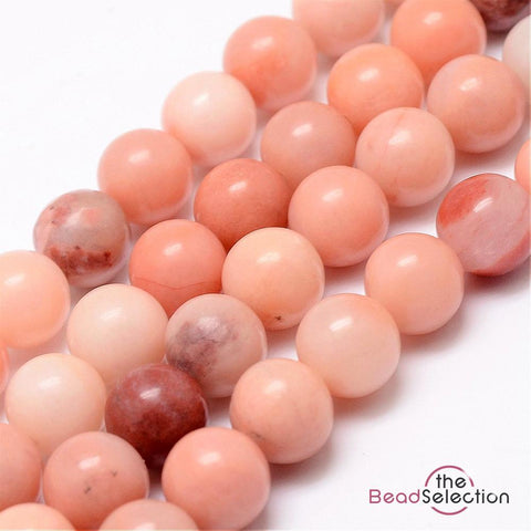 30 PINK AVENTURINE ROUND GEMSTONE BEADS 6mm Jewellery Making GS178