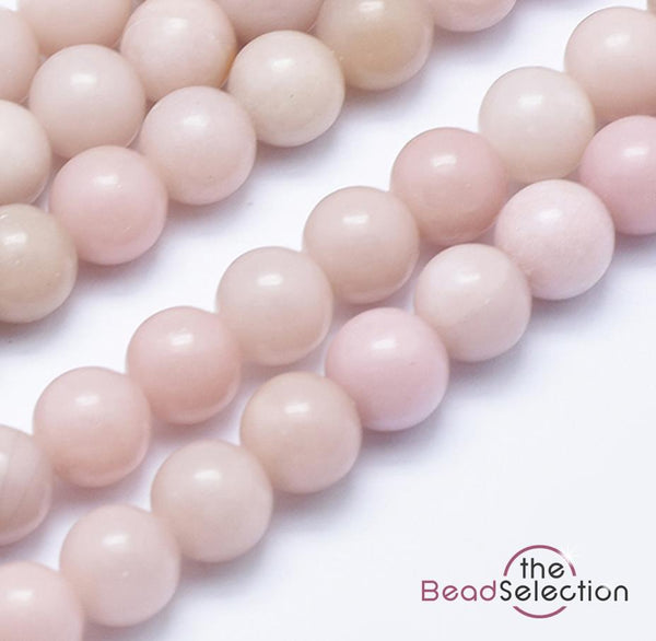 Pink Opal Round Gemstone Beads 30 6mm Chakra Stones GS248