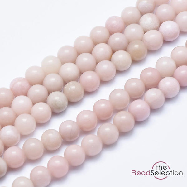 Pink Opal Round Gemstone Beads 30 6mm Chakra Stones GS248