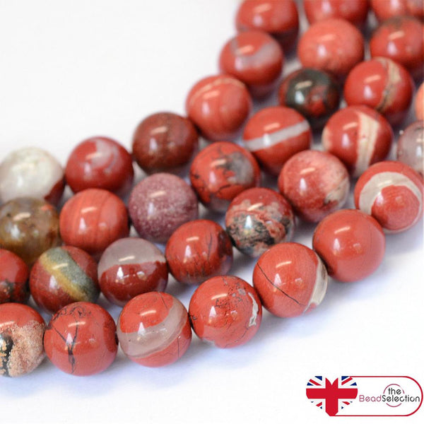 Red Jasper Gemstone Round Beads 4mm 1 Strand Jewellery Making GS210