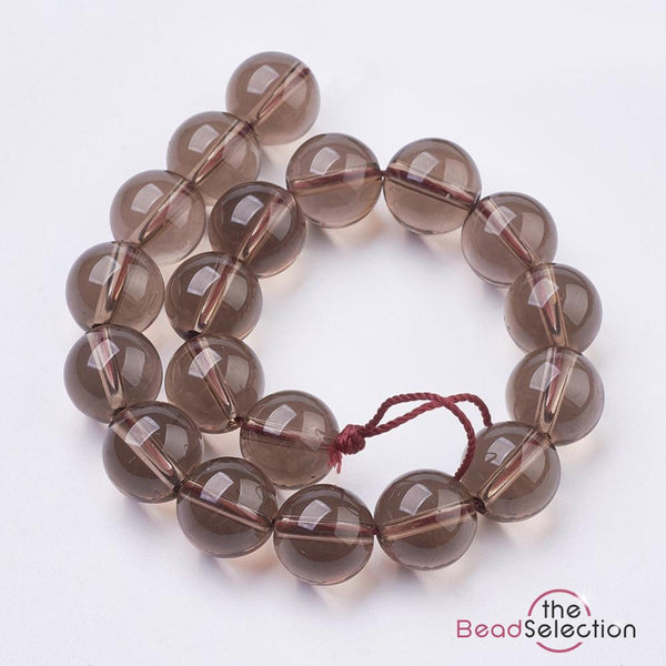 30 Natural Smoky Quartz Round Beads Gemstone 6mm Chakra Jewellery Making GS212