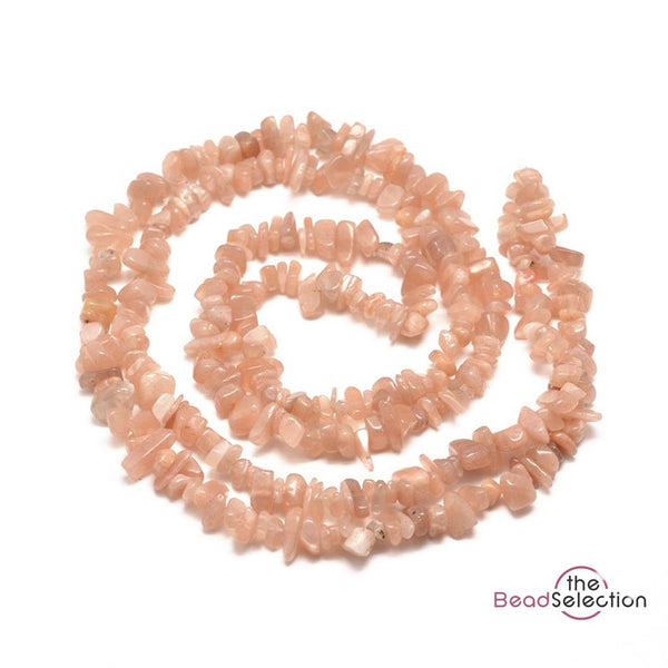 SUNSTONE GEMSTONE CHIP BEADS 5mm - 8mm 1 strand 240+ CHAKRA STONES GC48