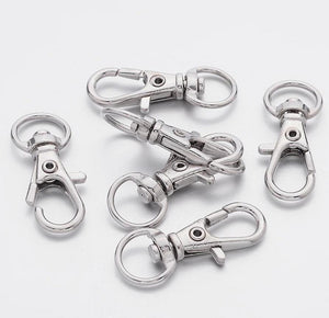 Swivel Lobster Trigger Clasps Keyring Strong 32mm Jewellery Making