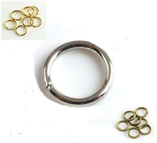 Jump Rings 4mm 5mm 6mm 7mm 8mm 10mm Very Strong 1mm Thick Jewllery Making